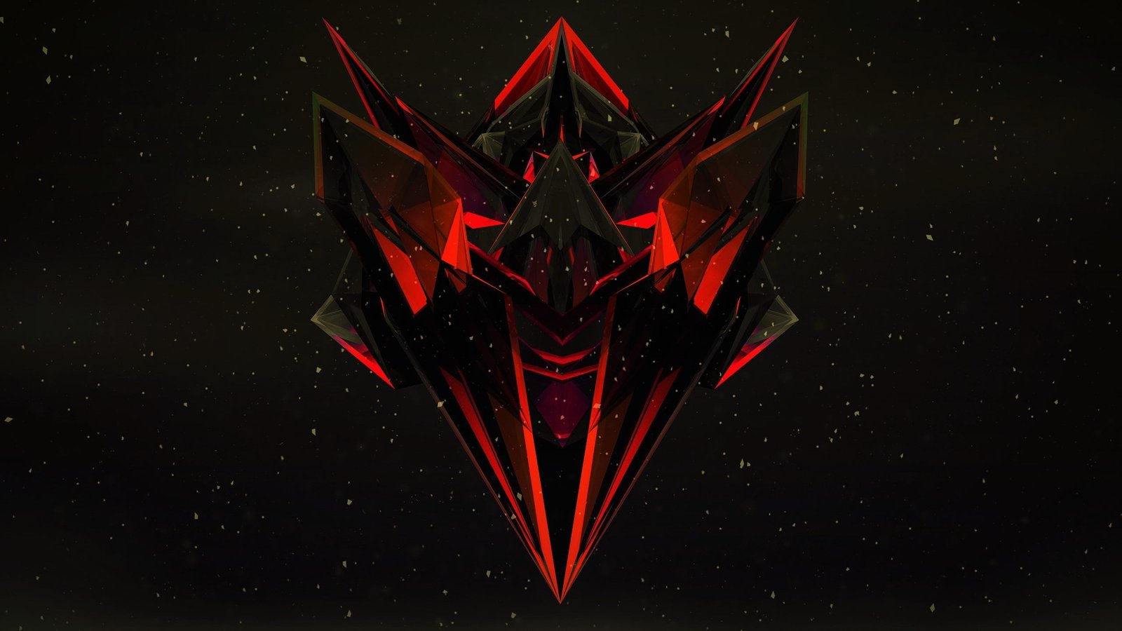 black Justin Maller orange dark abstract red 2k