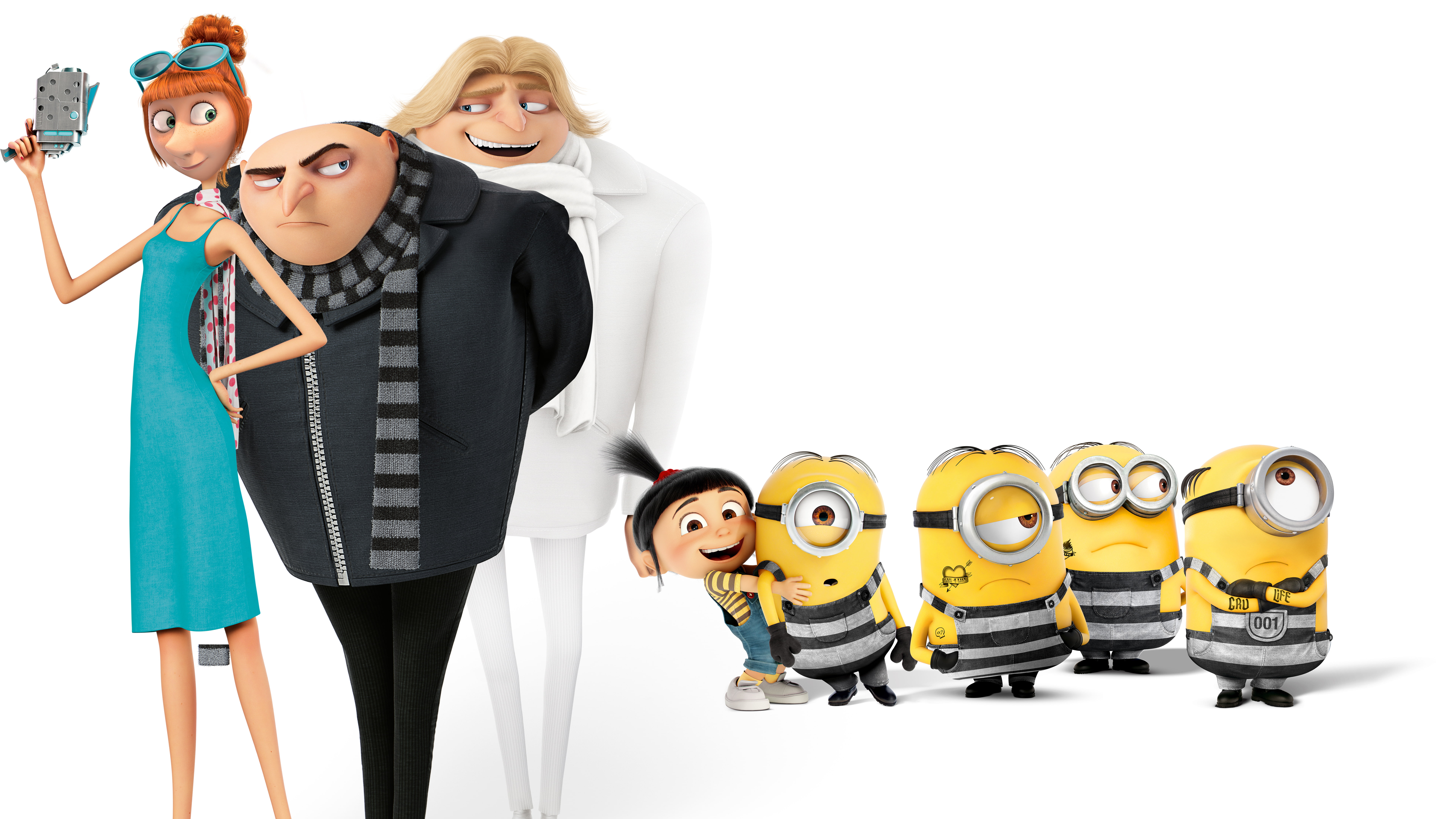 Minions Despicable Me 3 Lucy Wilde Dru Agnes Gru 2k 4k 5k 8k