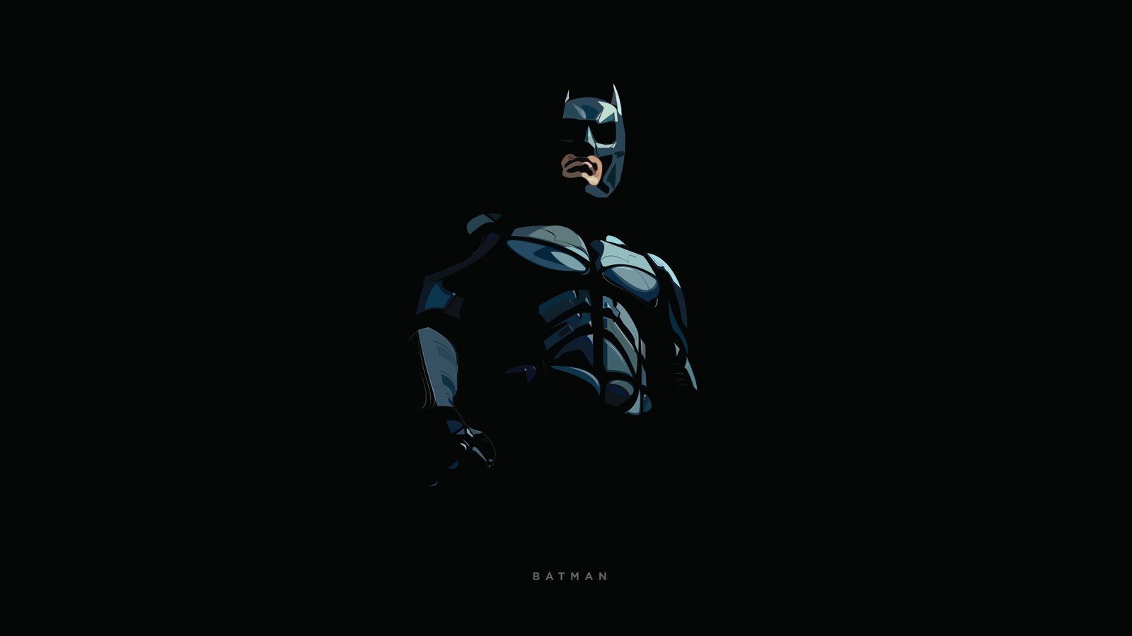 Superheroes Black DC Comics Minimal Batman Dark background 14 2k 4k 5k 8k