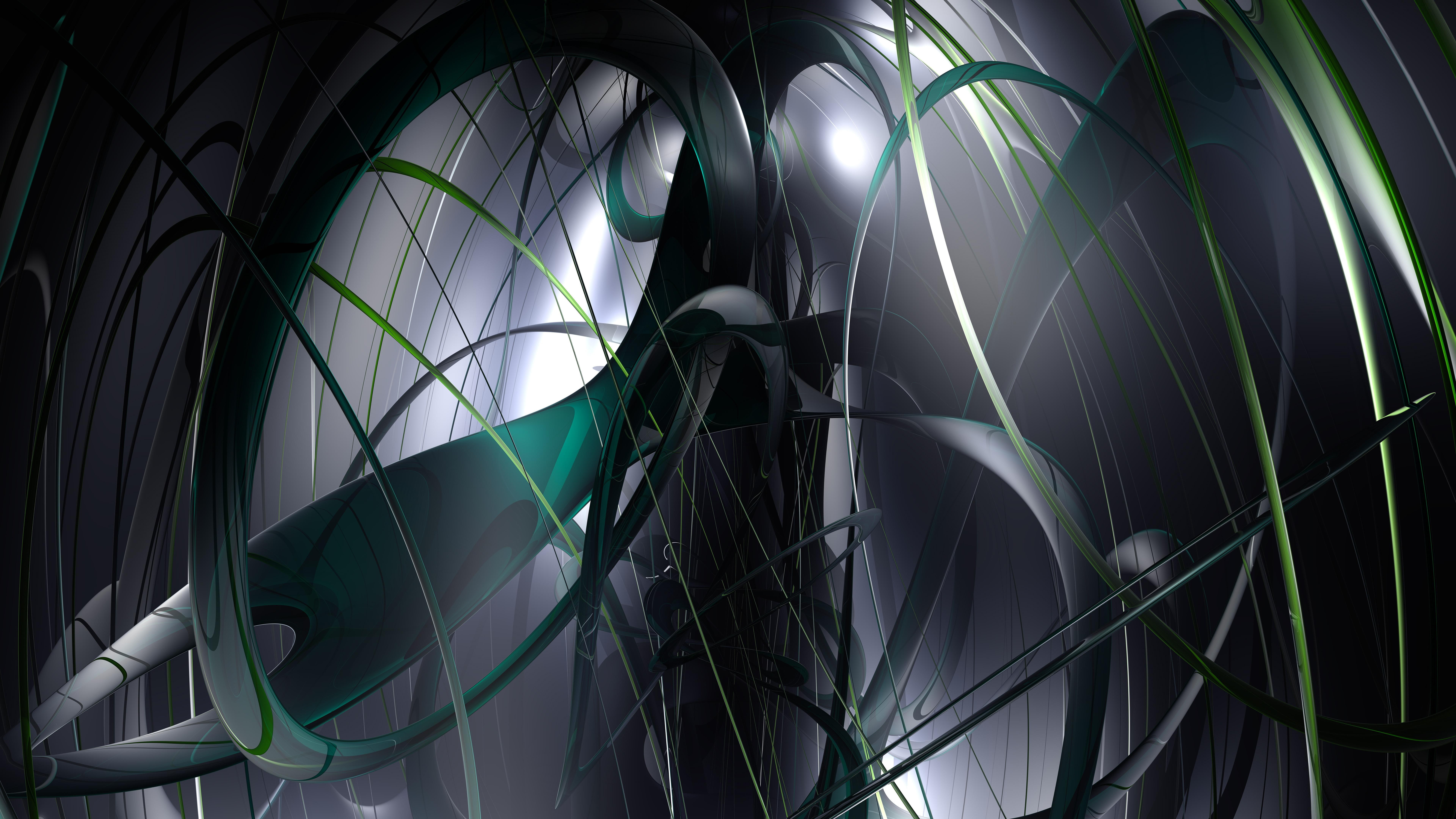 uhd digital art green darkness artwork grey graphics 2k 4k 5k 8k