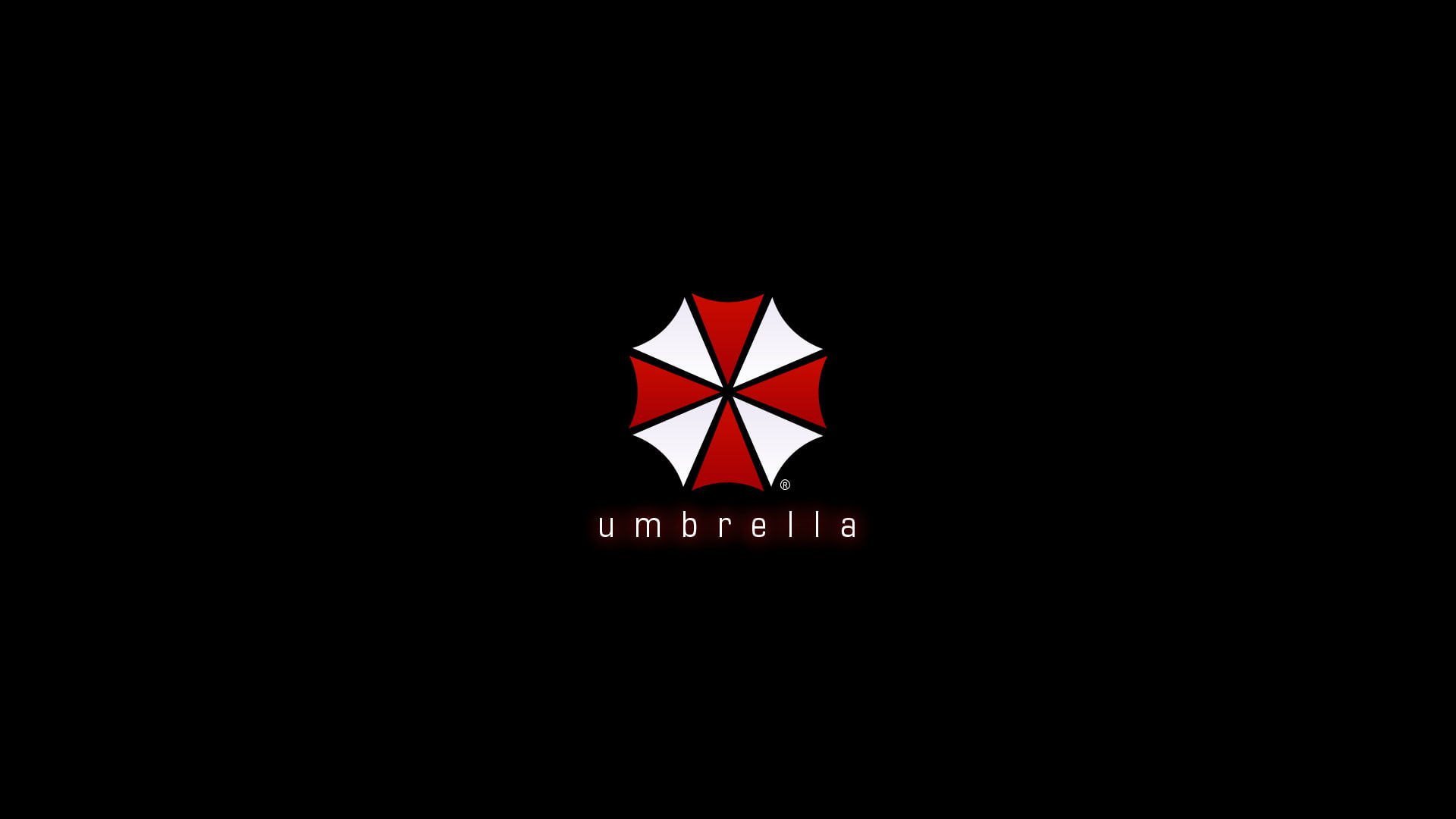 Umbrella Corporation Resident Evil Black Logo HD video games 2k