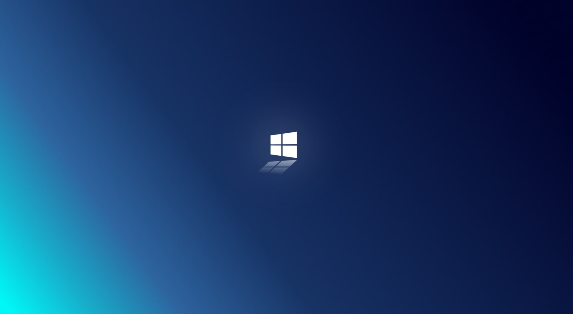 Windows 10 2 0 computer Window logo reflection minimal minimalism 2k
