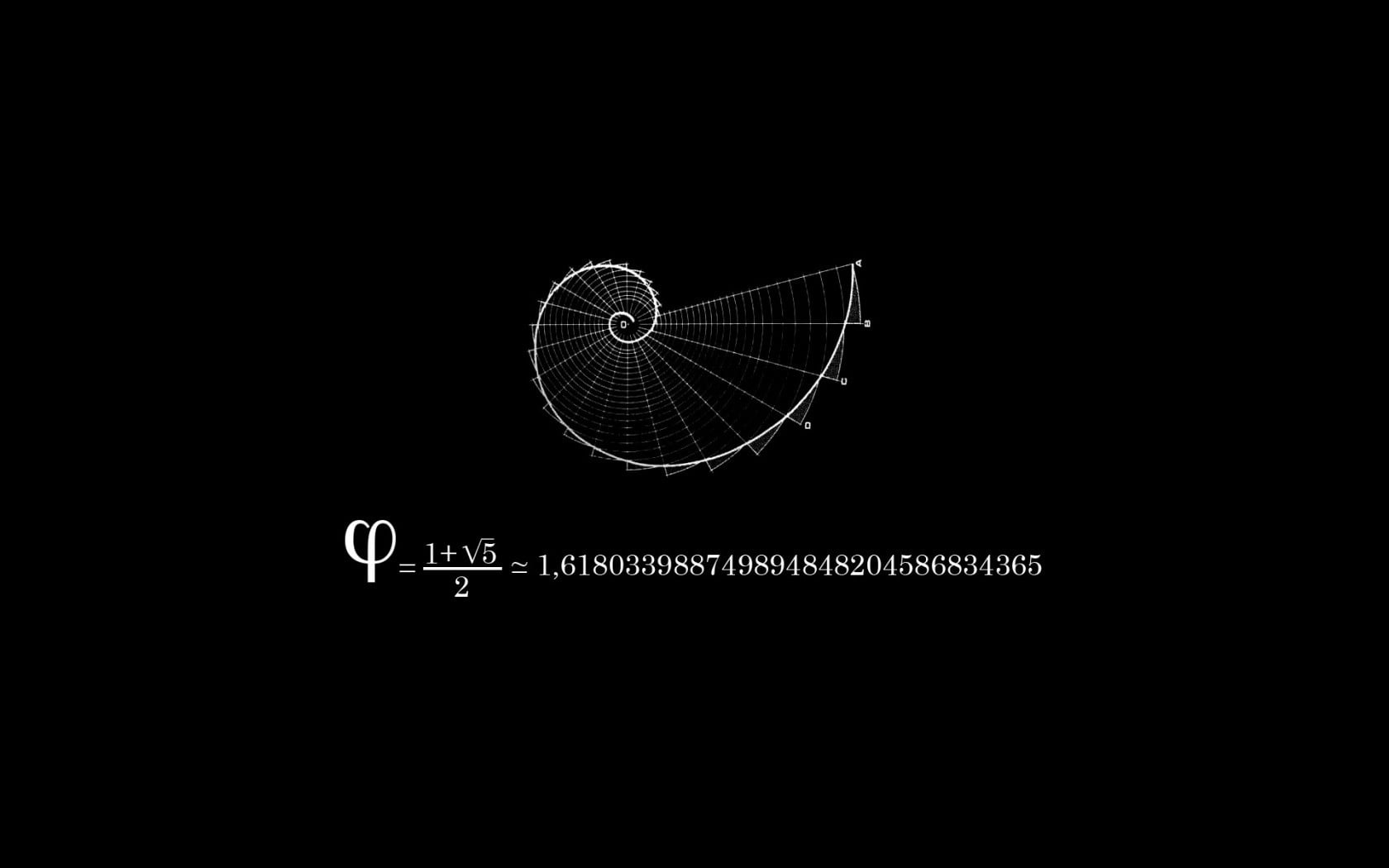 mathematical equation wallpaper science golden ratio Fibonacci sequence 2k