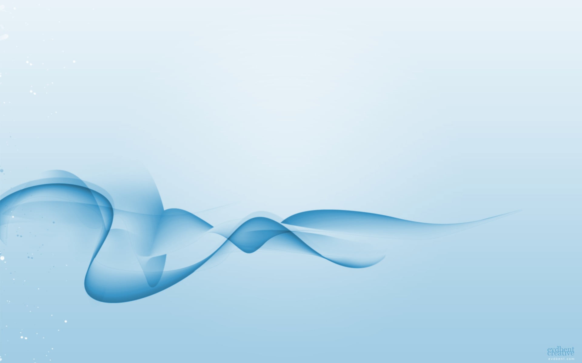 blue wave vector art abstract shapes minimalism background 2k