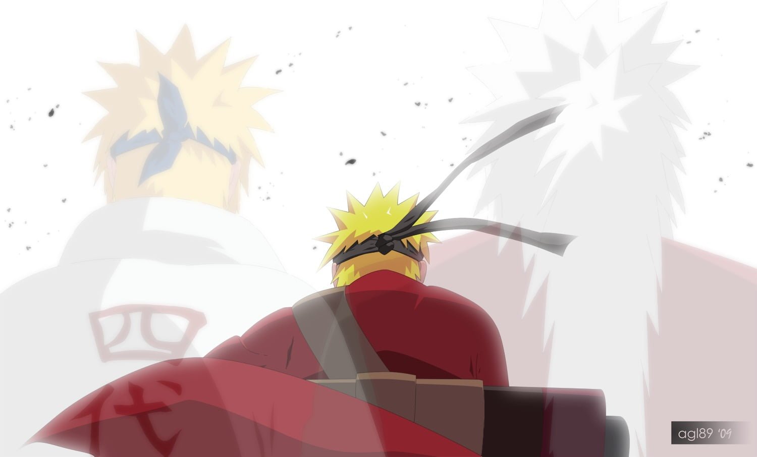 Sage Mode Naruto Mianto and Jiraiya digital wallpaper Uzumaki 2k