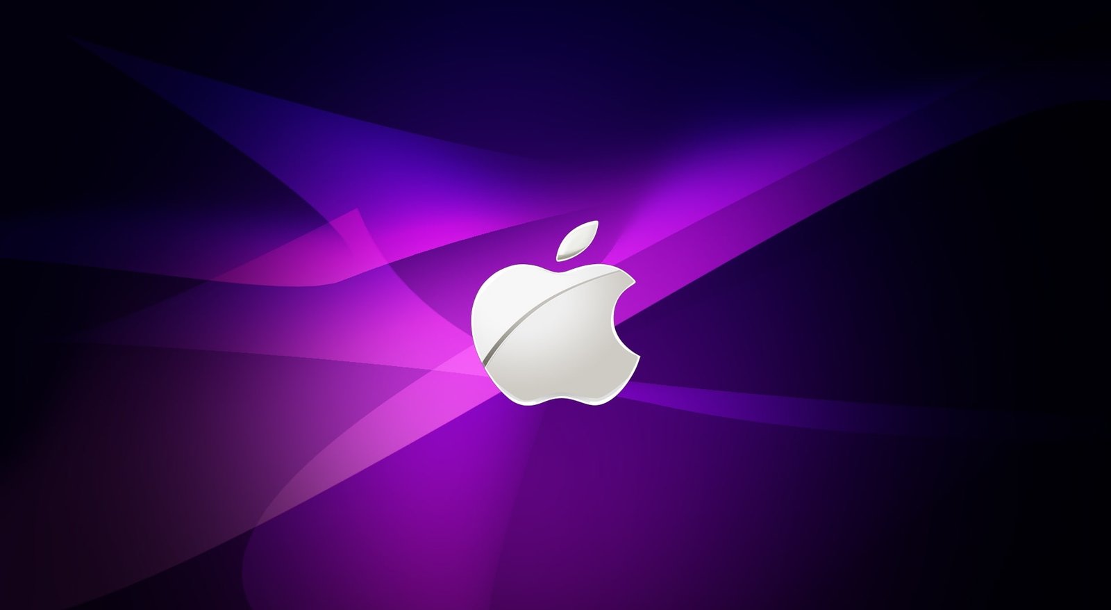 Apple purple and silver logo wallpaper Computers Mac 2k