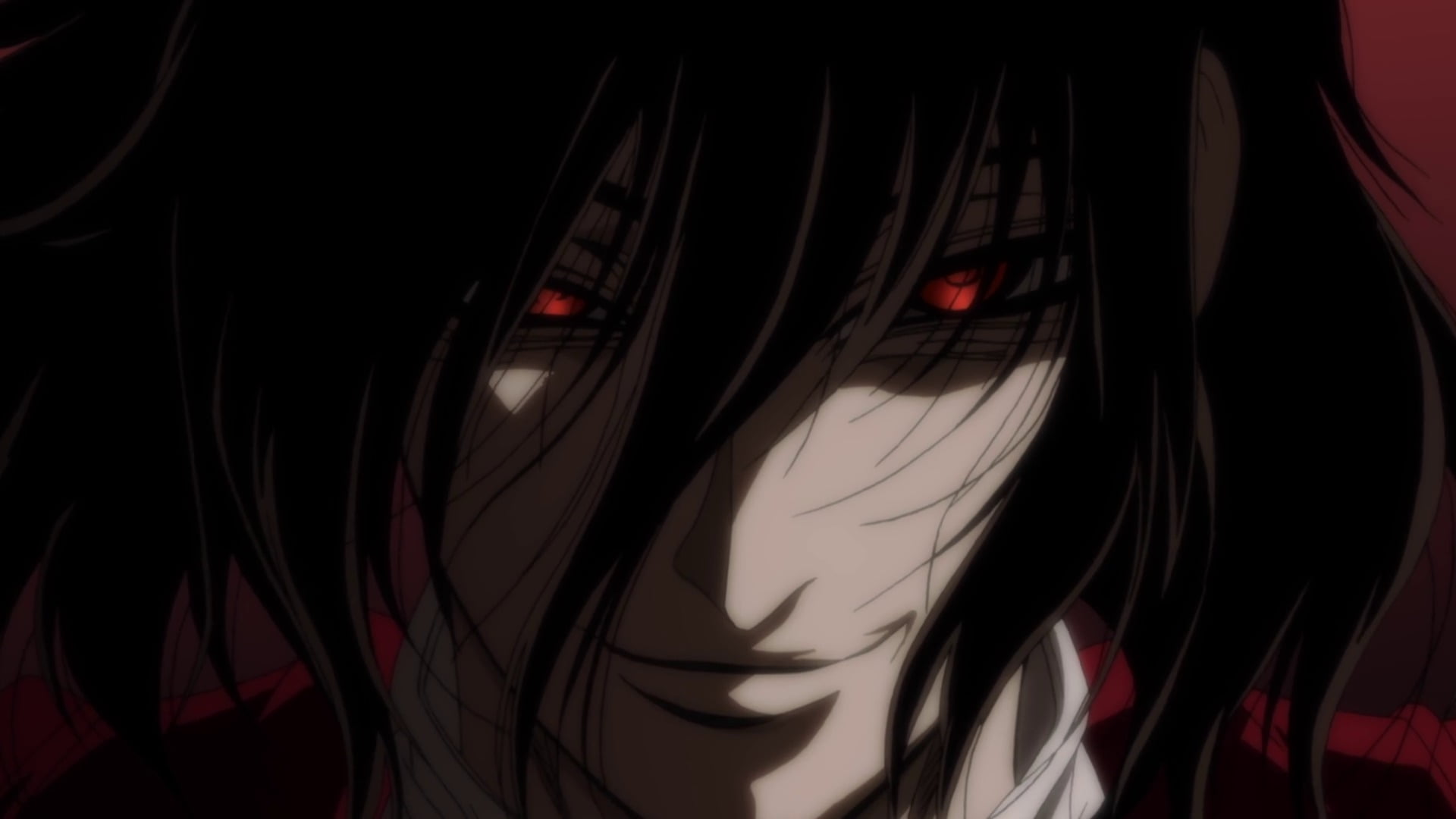 anime character illustration Hellsing Alucard vampires indoors 2k
