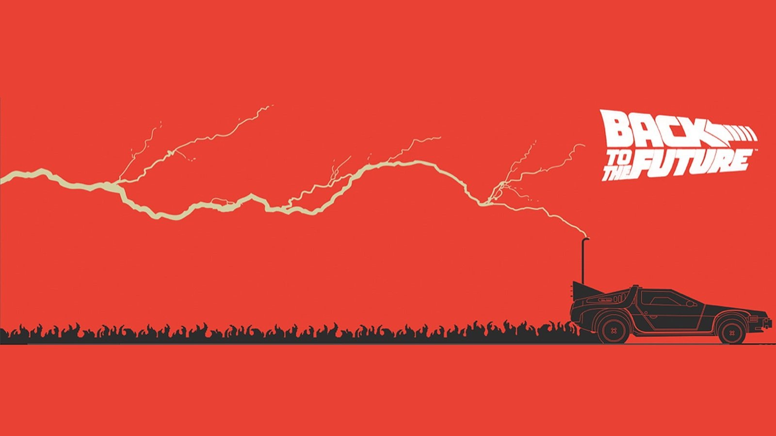Back to the Future digital wallpaper science fiction movies 2k