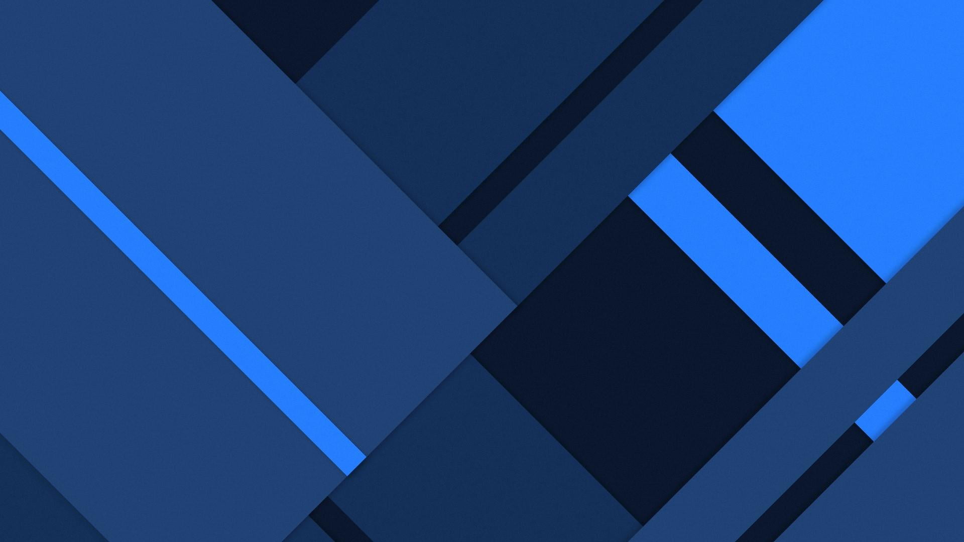blue material design minimal art line pattern 2k