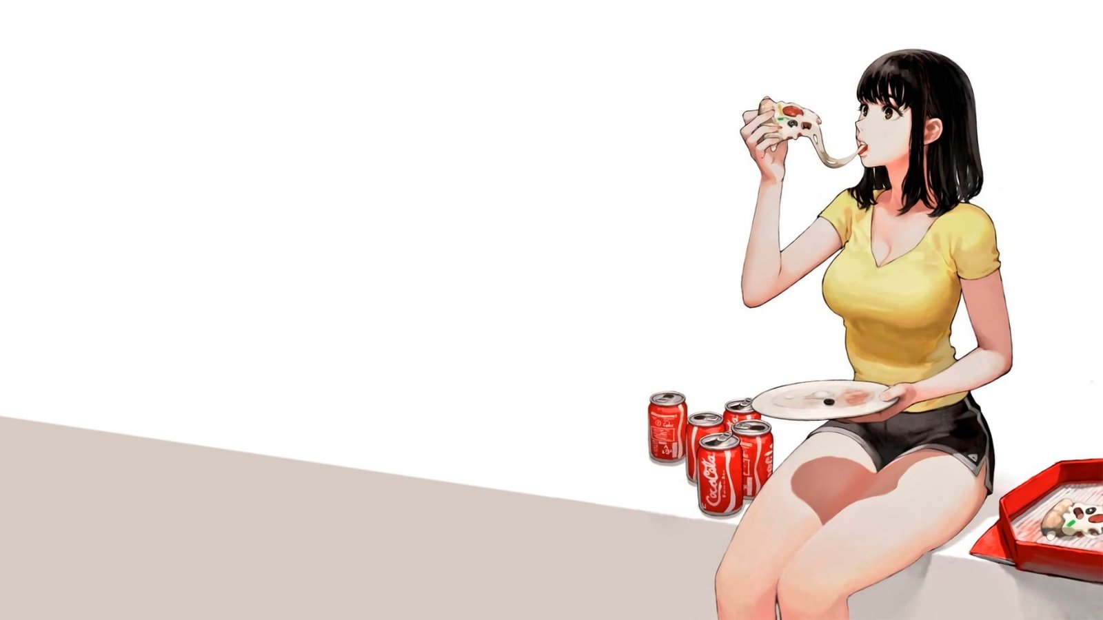 female anime character digital wallpaper manga girls 2k