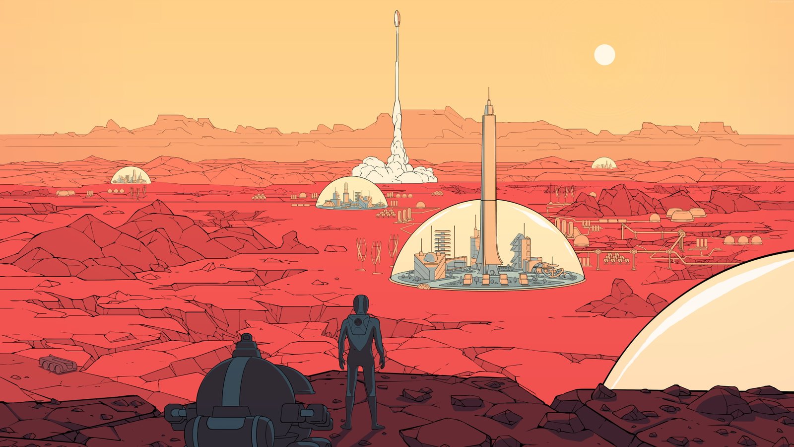 poster Surviving Mars sky nature religion architecture 2k 4k 5k 8k