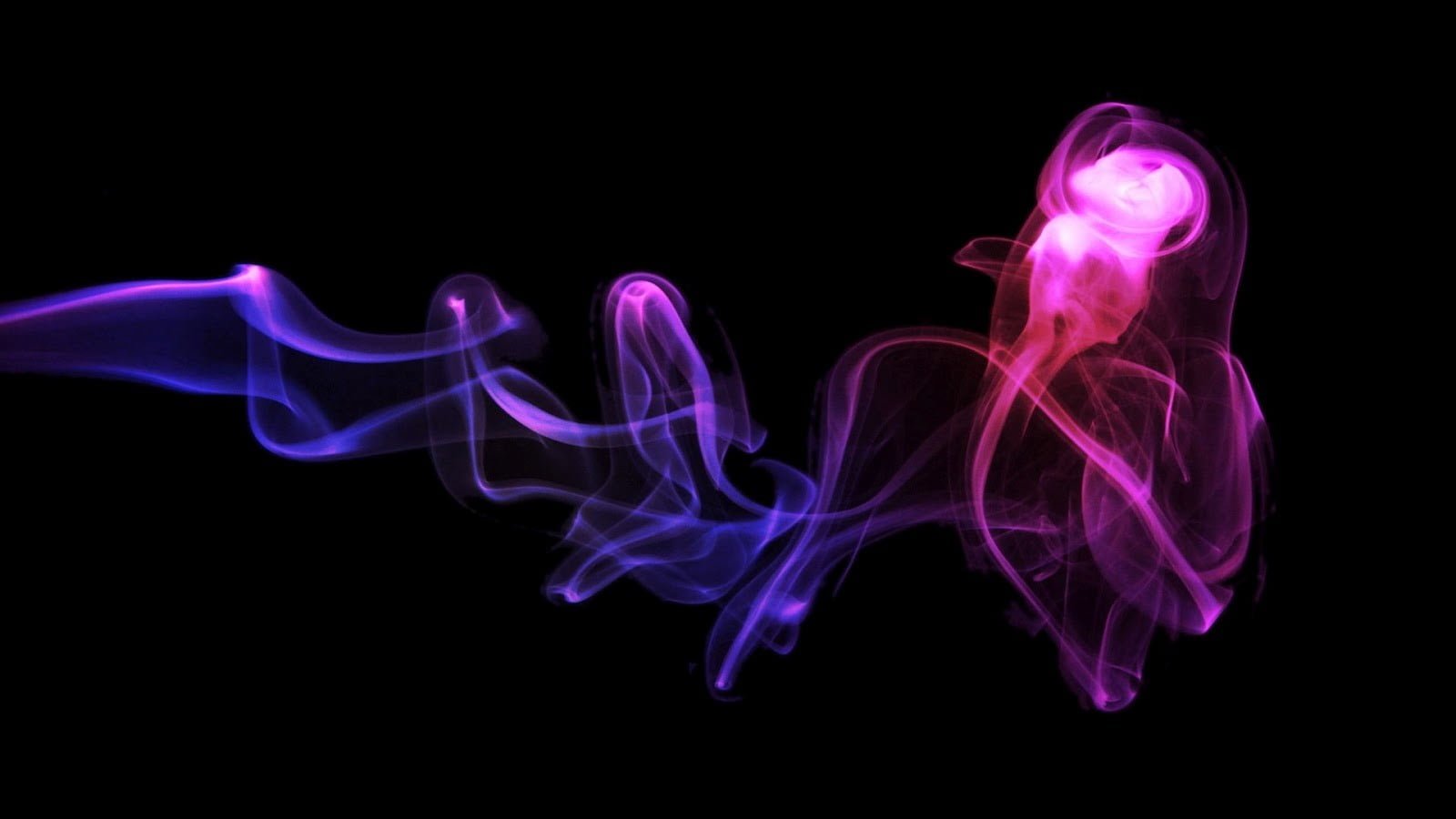 pink and purple ash digital wallpaper smoke abstract colorful 2k