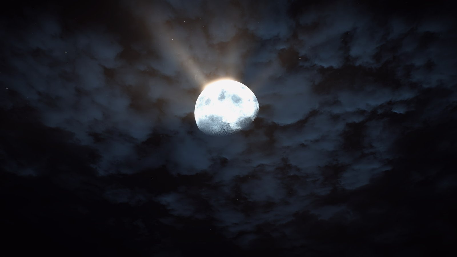 The Witcher 3 Wild Hunt video games sky night space cloud 2k