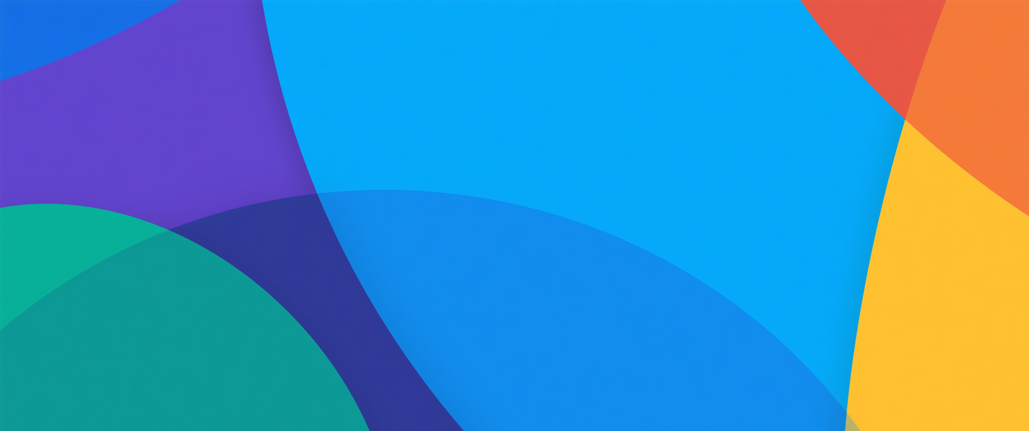 untitled abstract Android operating system colorful blue 2k