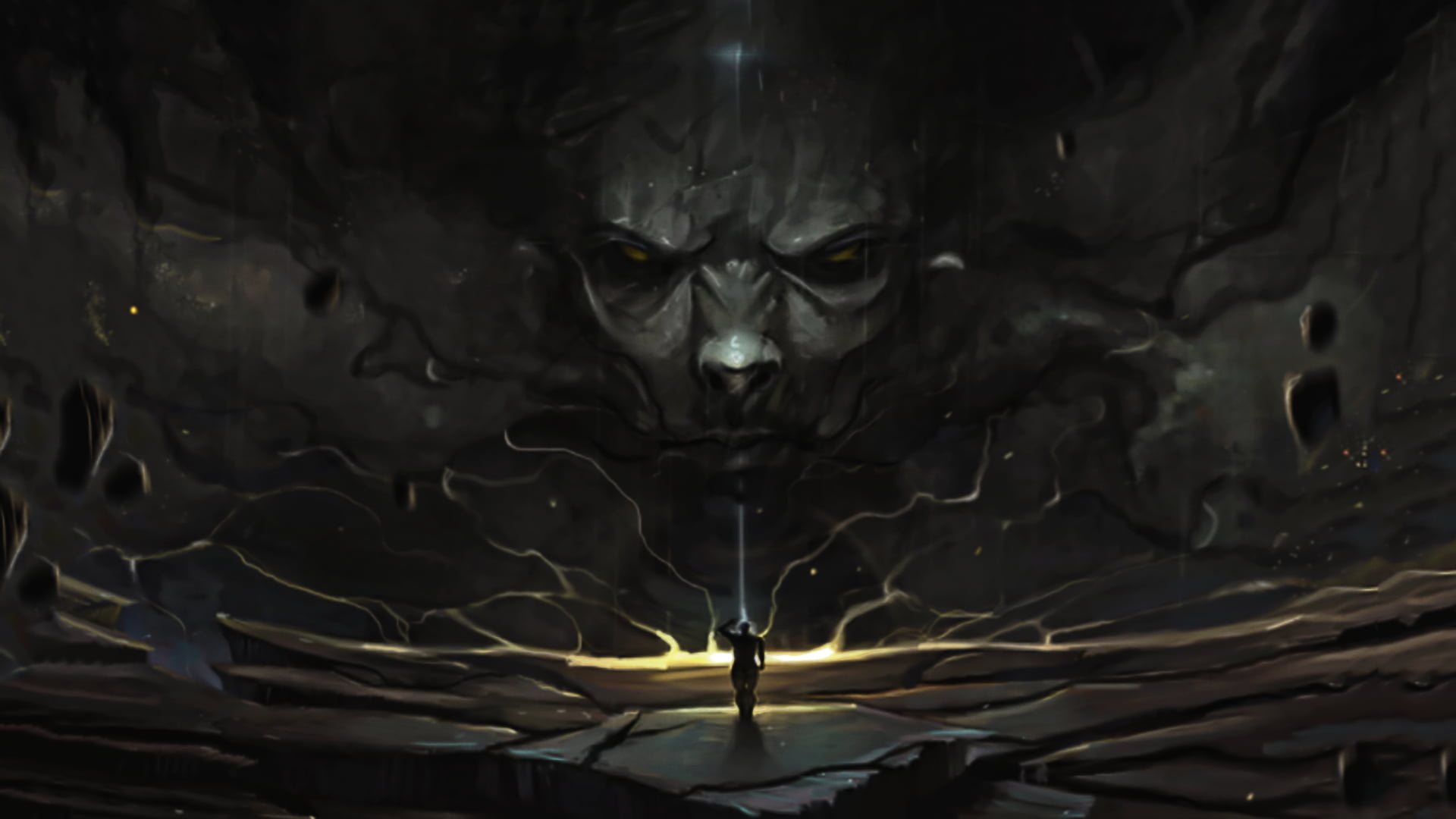 abstract art Brandon Sanderson Stormlight Archives illuminated 2k