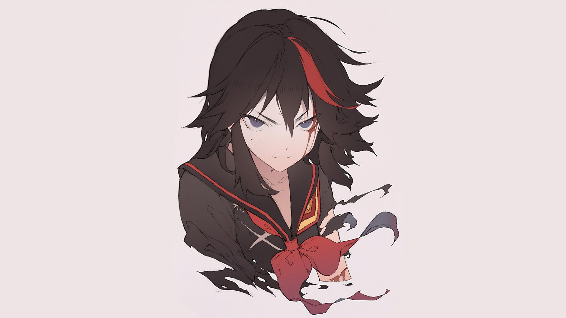 anime girls simple background minimalism Kill la Matoi Ryuuko 2k