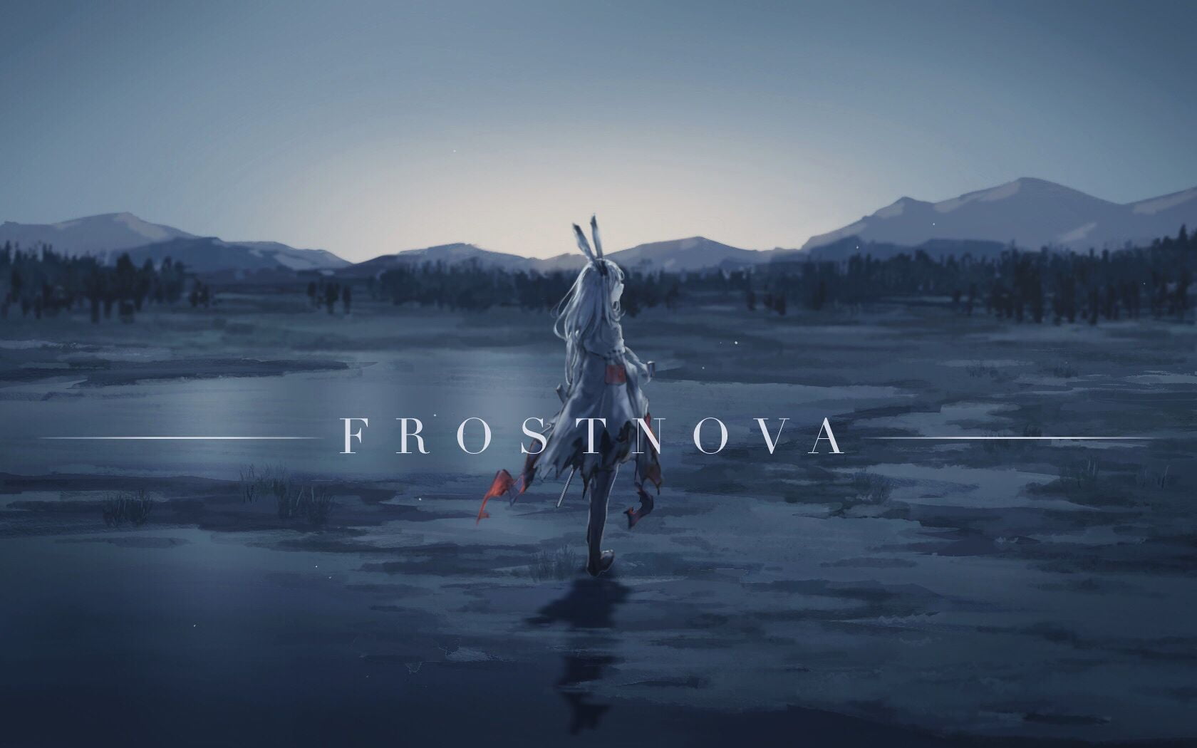 anime girls digital art artwork Arknights Frostnova 2k