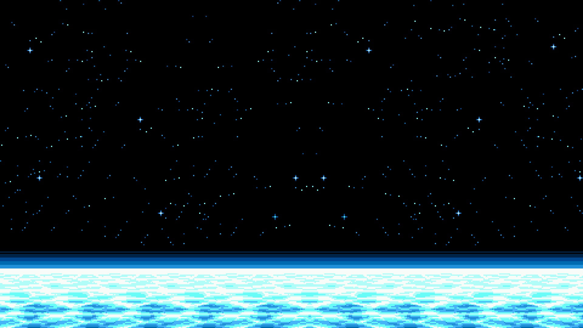 cluster of stars space pixel art horizon pixels night star 2k