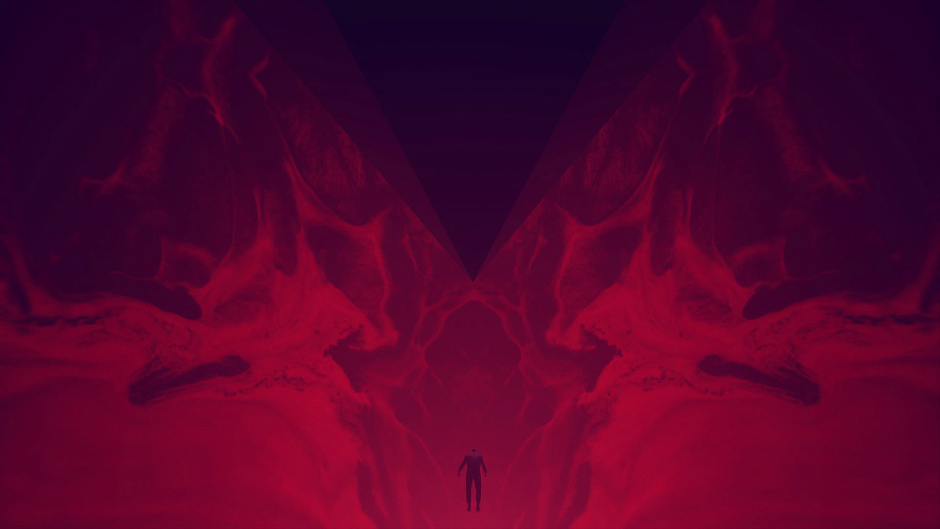 Control ControlGame Remedy Games red pyramid Video Game Art 2k