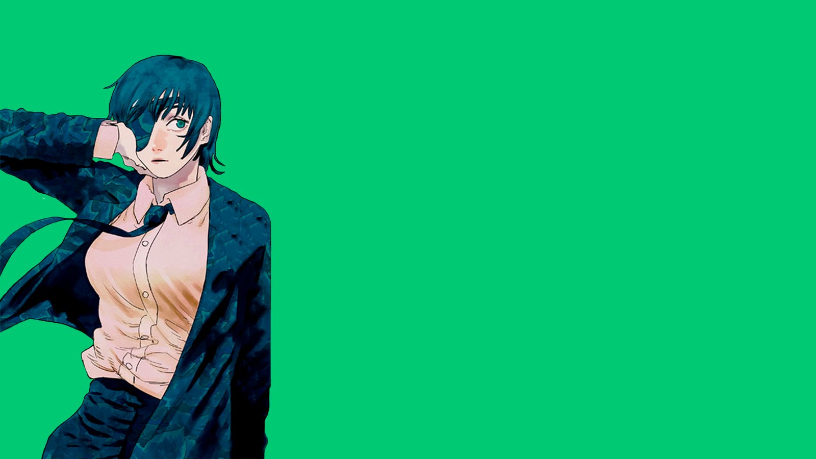 emerald anime girls Himeno Chainsaw Man 2k
