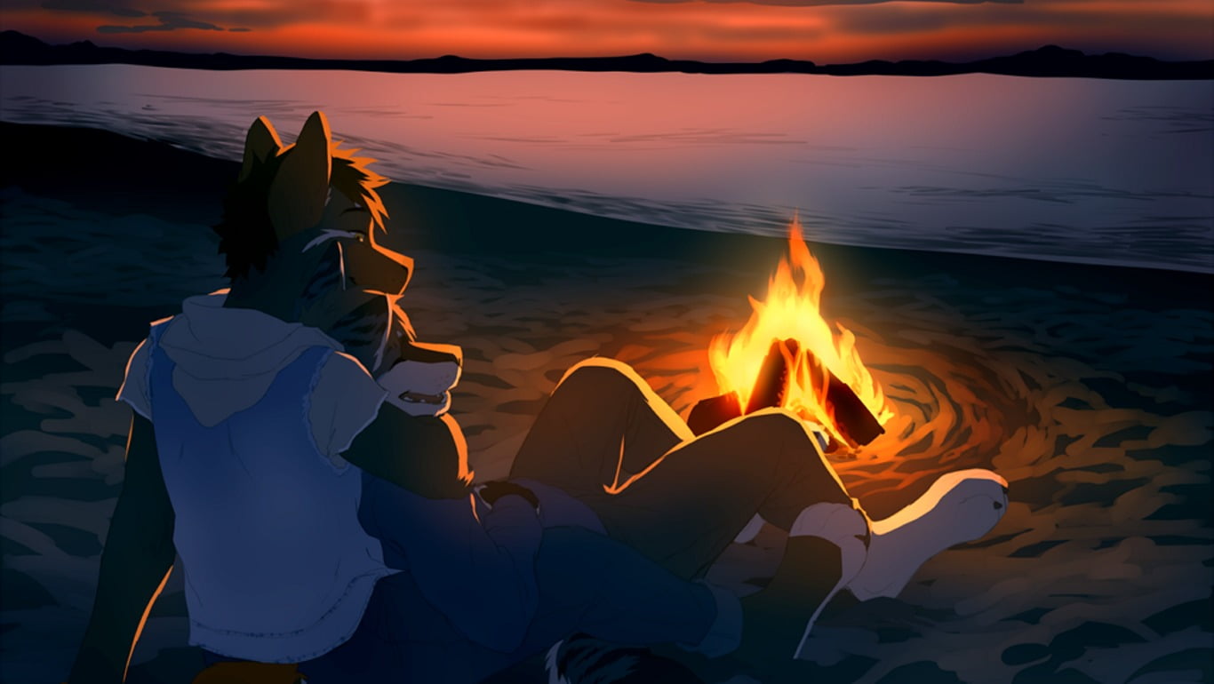 furry Anthro sunset real people sky water lifestyles