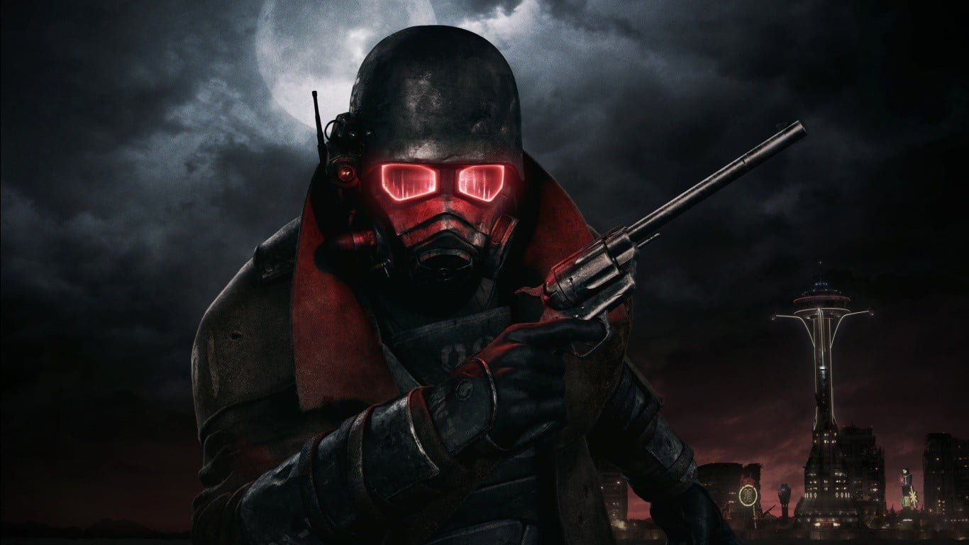 person holding revolver wearing mask game application screenshot