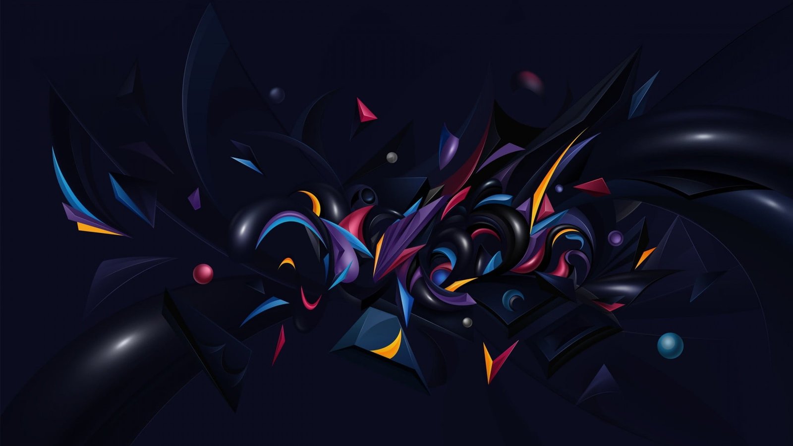 purple red and black wallpaper abstract digital art colorful 2k