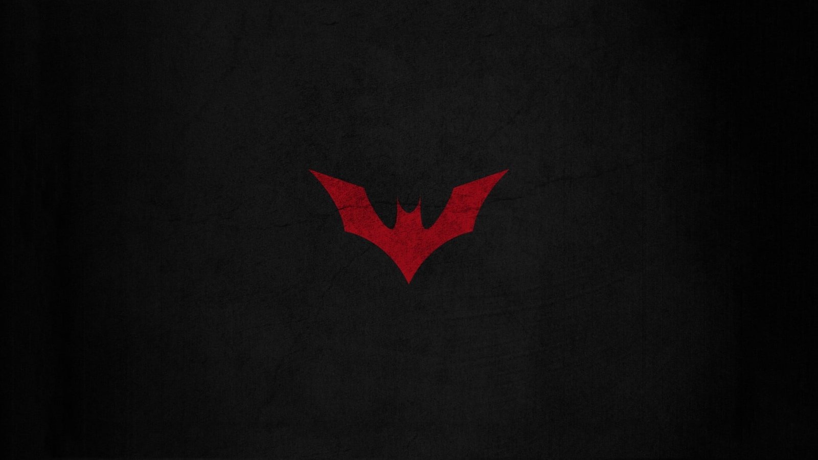 red Batman logo DC Comics black color background dark 2k