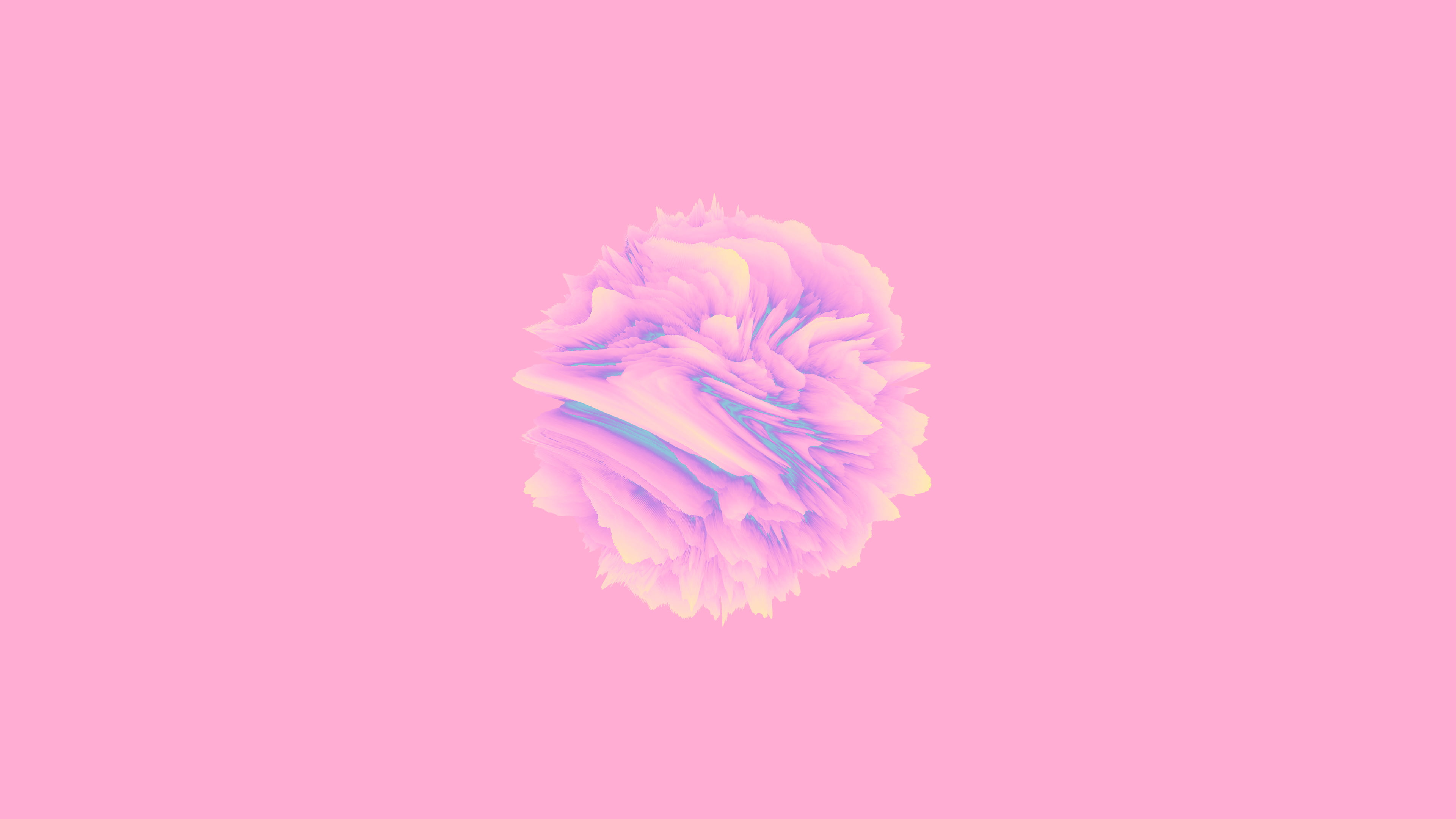 Abstract Sphere Minimalist Pink 2k 4k