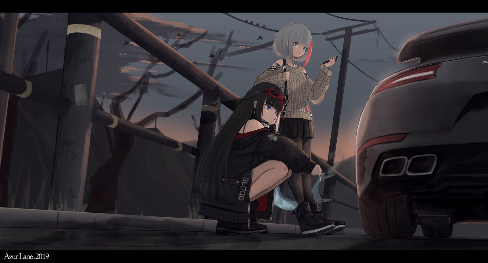 anime girls Azur Lane Admiral Graf Spee Deutschland 2k