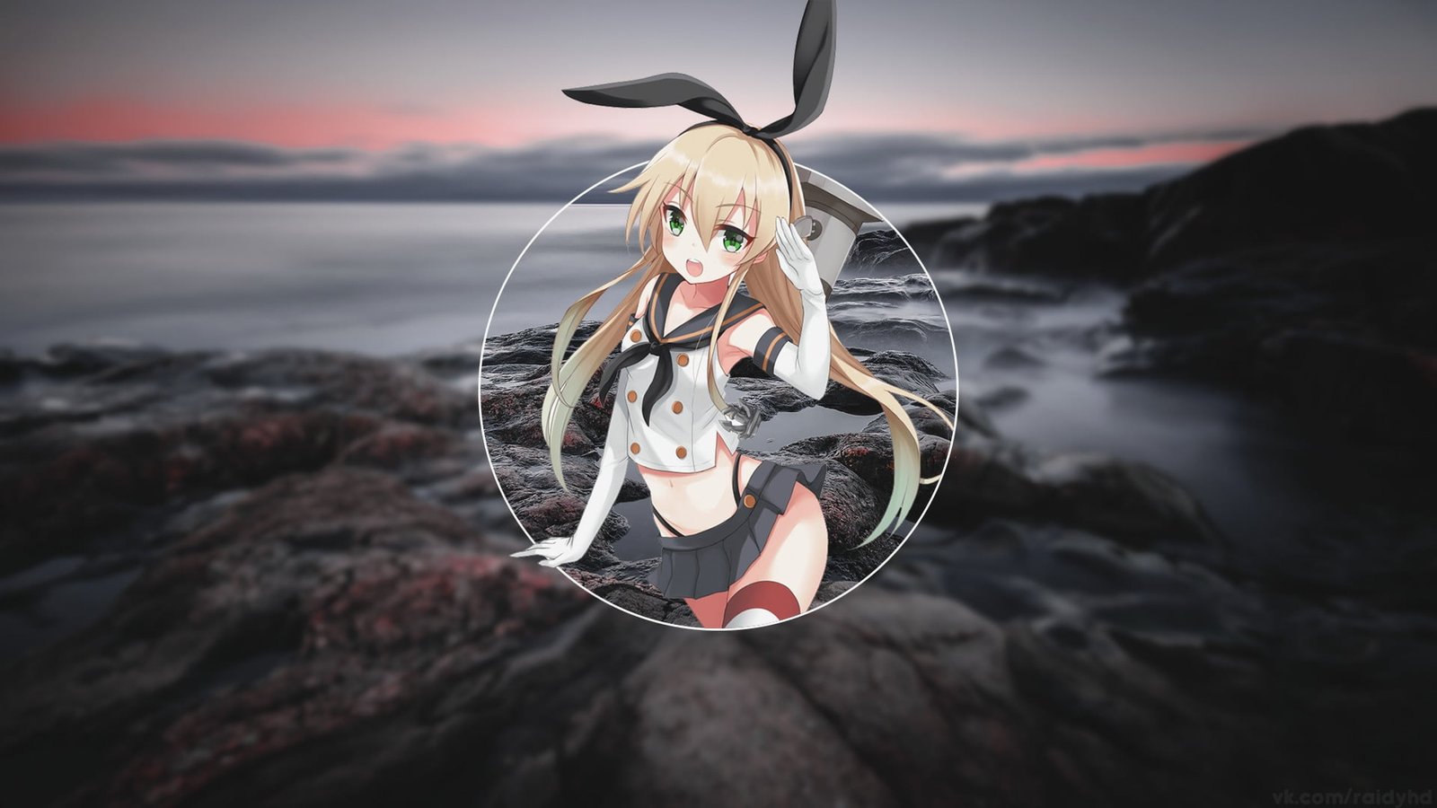 anime girls Kantai Collection Shimakaze Kancolle 2k