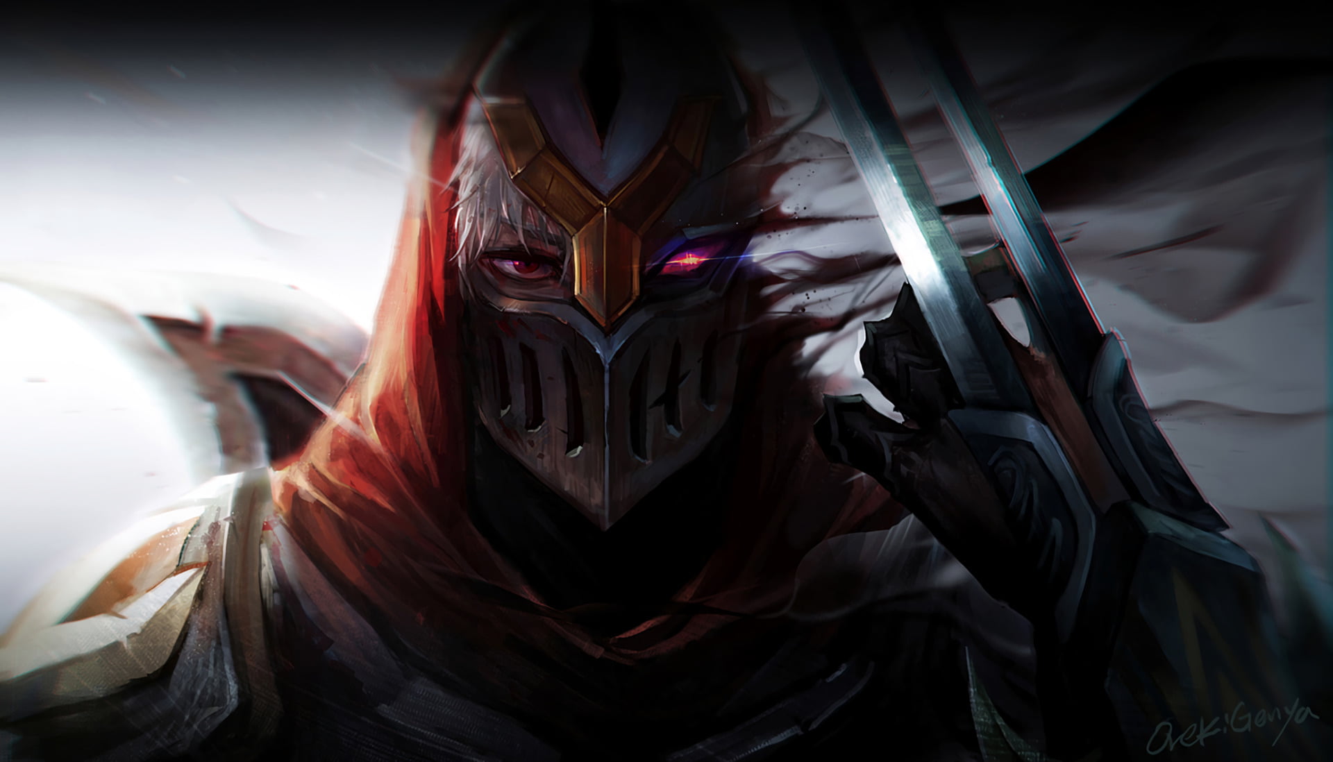 assassin wallpaper Video Game League Of Legends Zed 2k