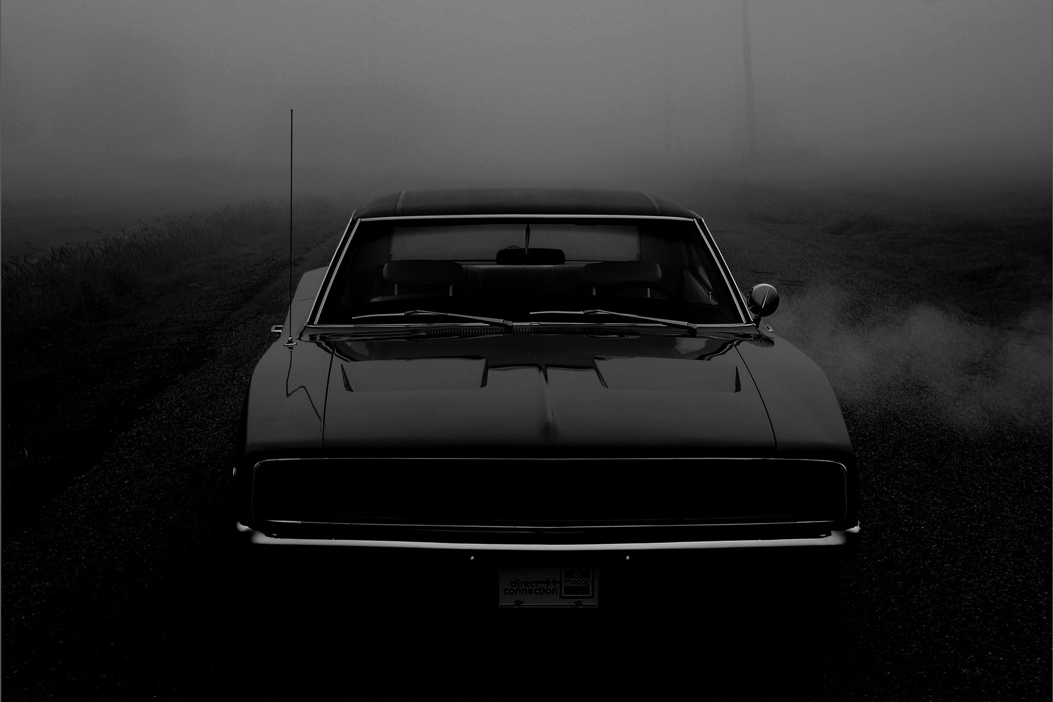 black coupe Machine Dodge Charger R T Muscle Car mode of transportation 2k
