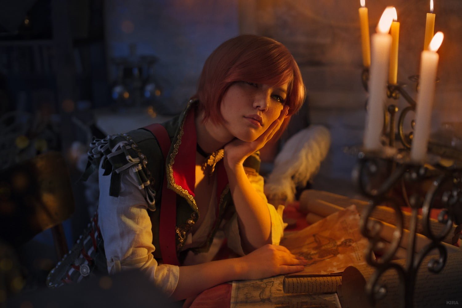 digital game wallpaper The Witcher 3 Wild Hunt Shani cosplay 2k