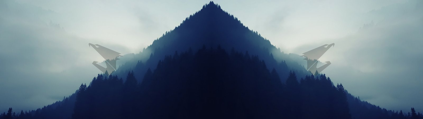 Aorus Dual Monitors eagle forest landscape Simple 2k 4k