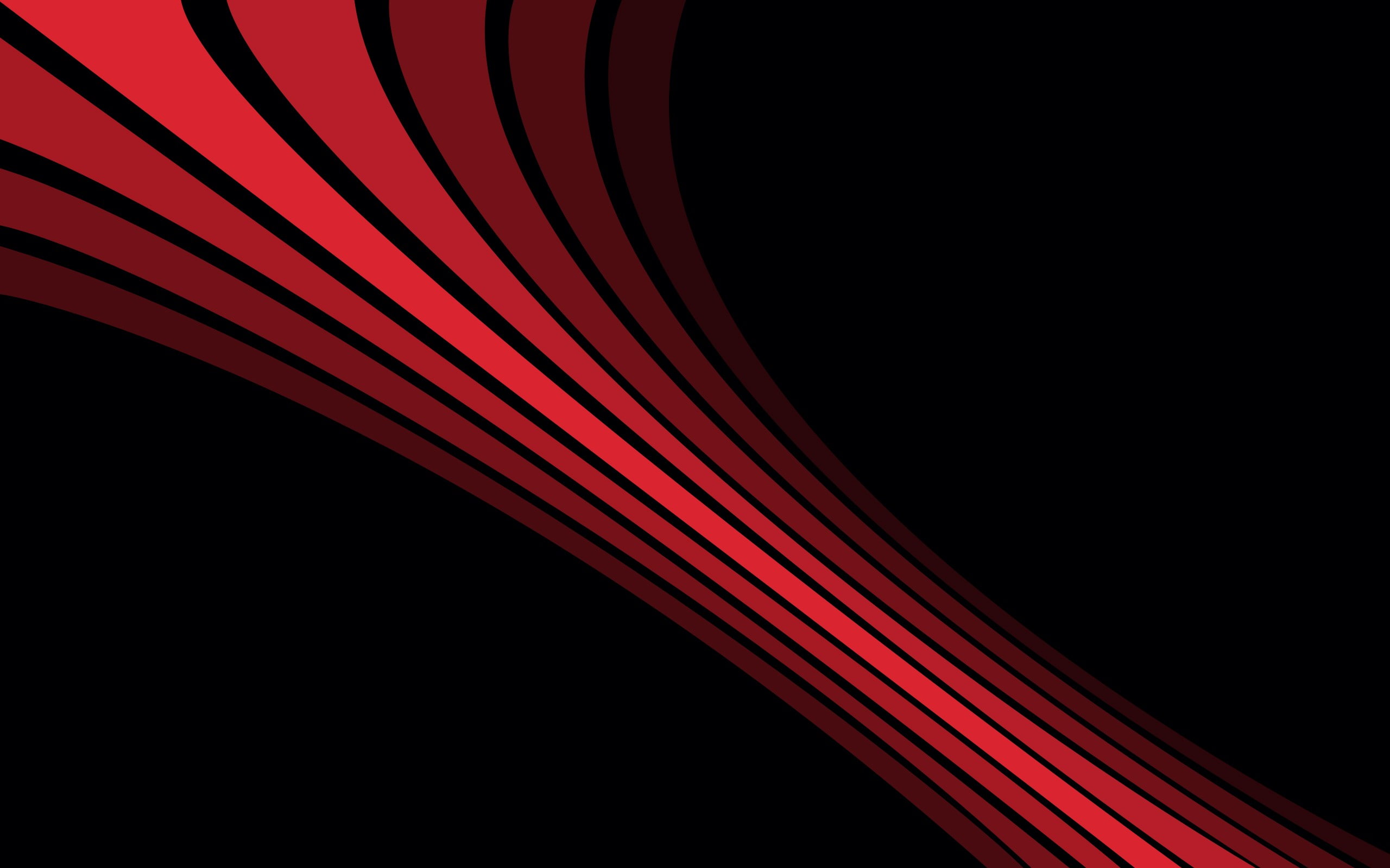 black background digital art simple red lines minimalism 2k