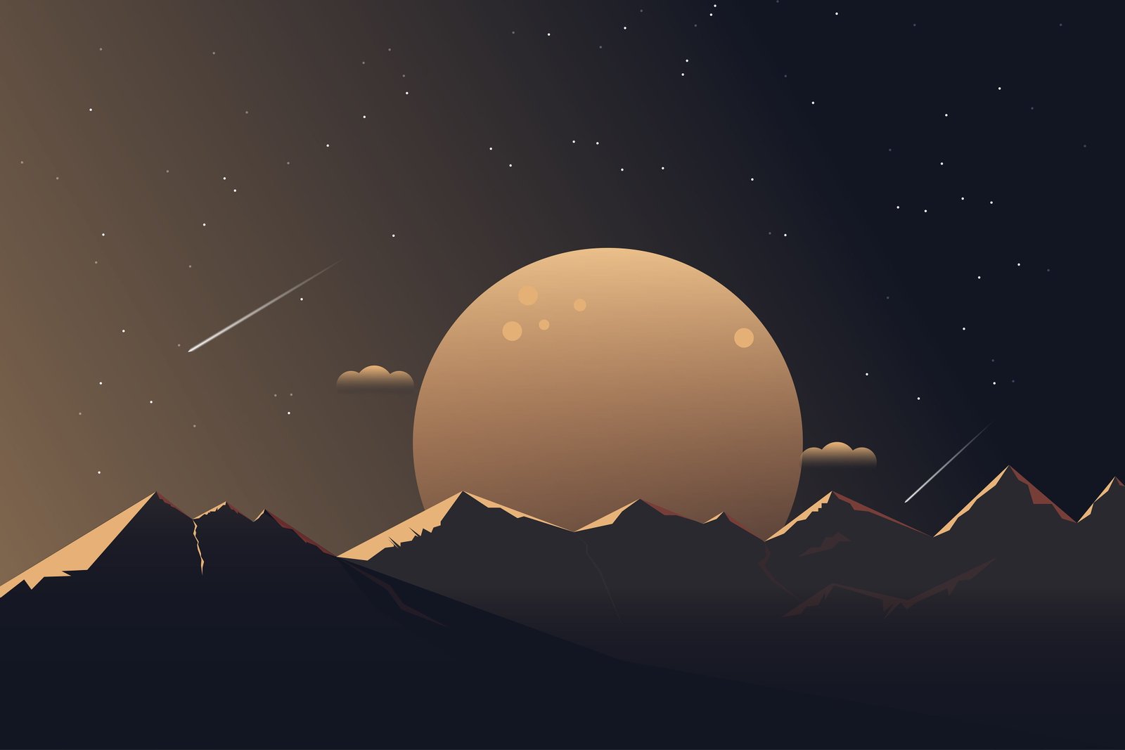 digital art artwork illustration minimalism sunset 24 2k 4k