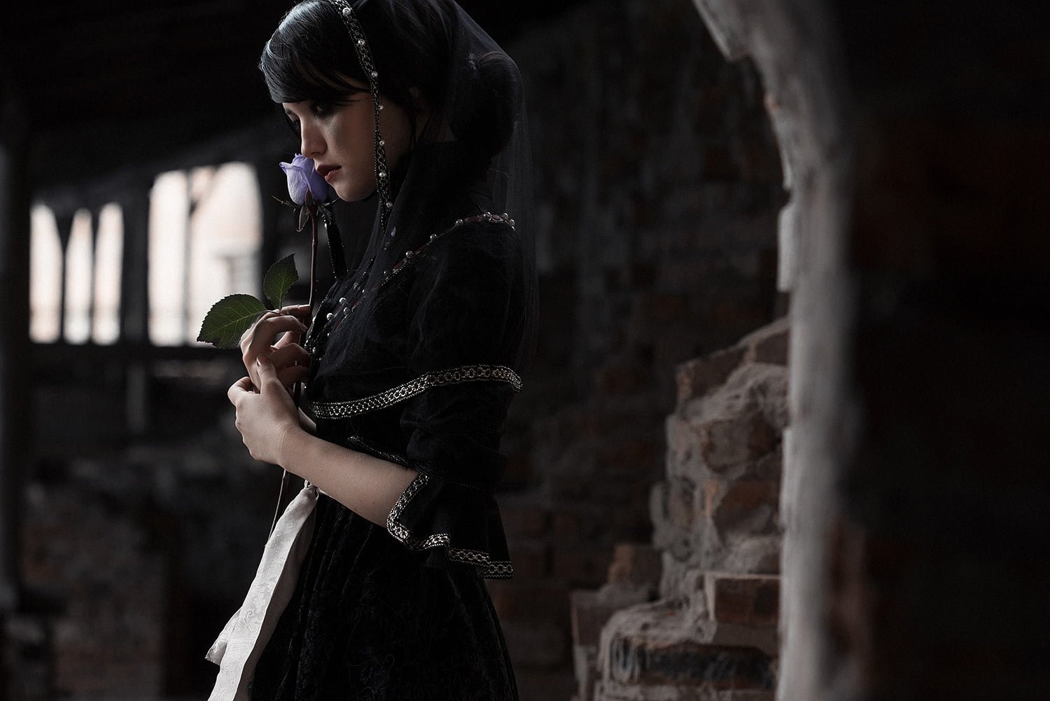 Lada Lyumos photography video game girls dress depth of field 2k