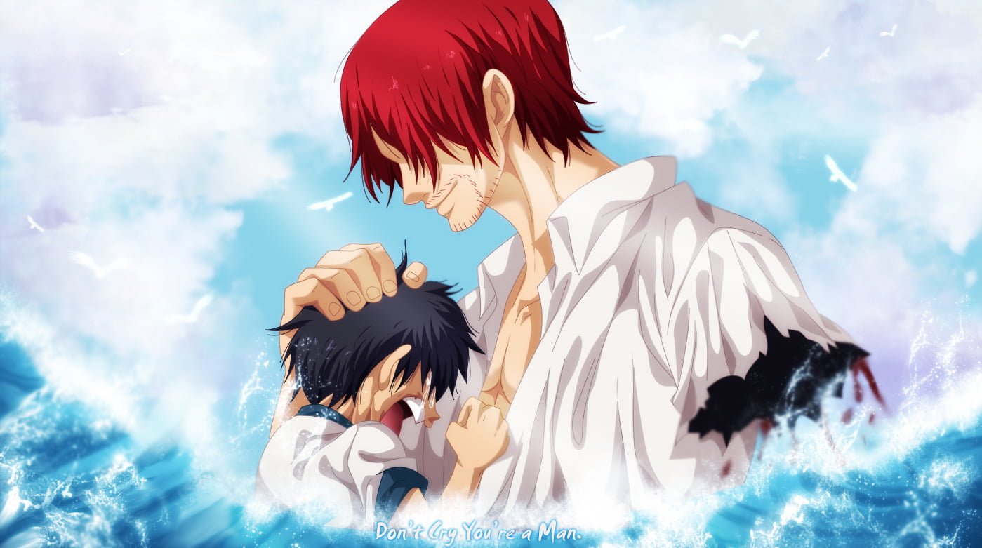 Luffy and Shanks wallpaper Anime One Piece Monkey D