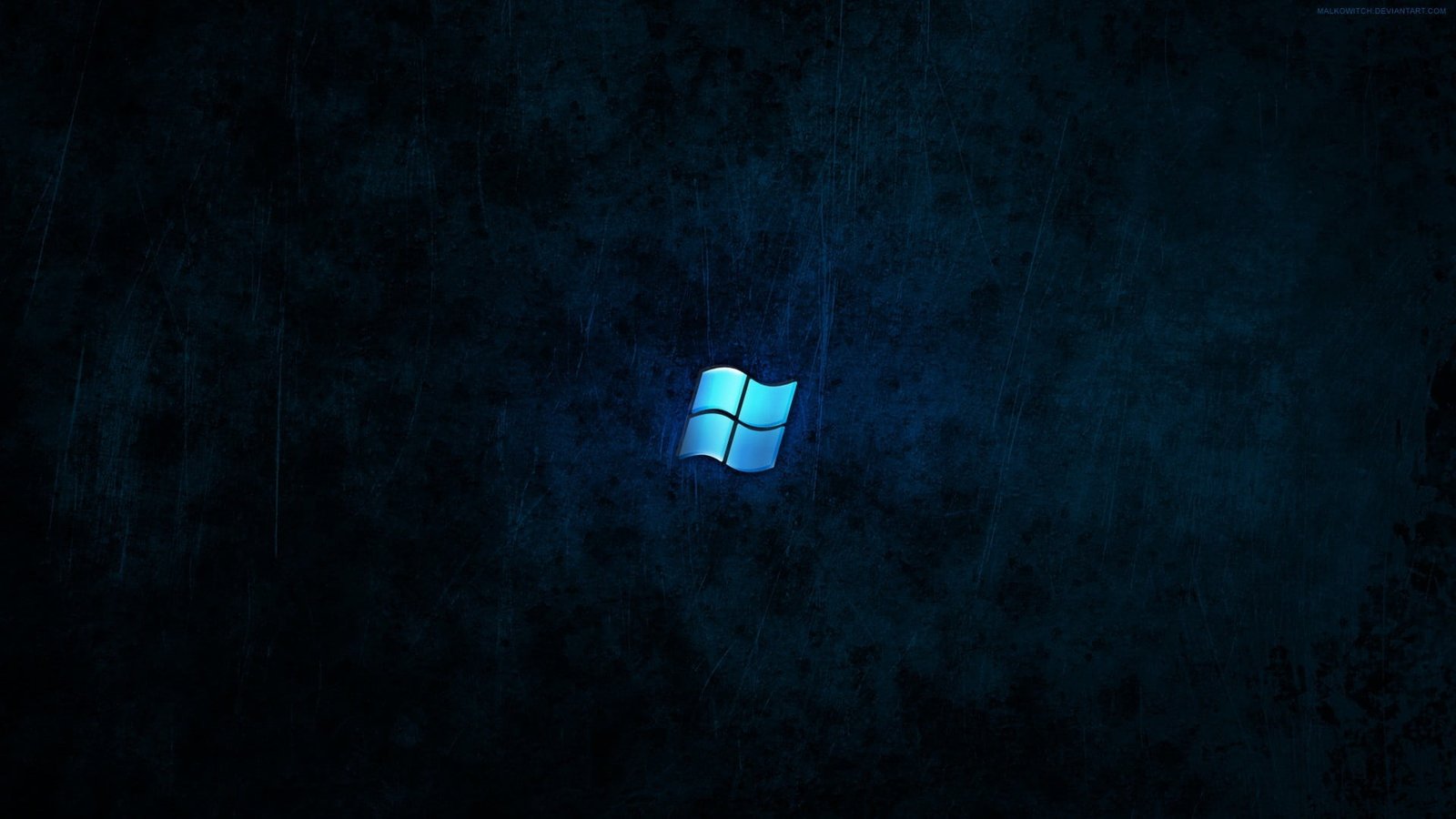 Microsoft Windows logo 7 dark blue 10 digital art 2k