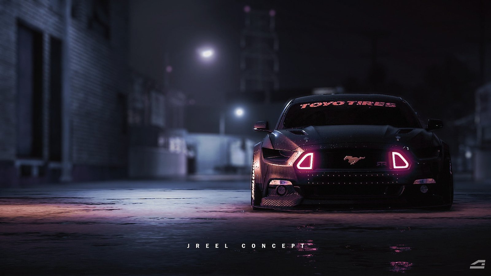 Mustang Ford Auto The game Machine NFS Rendering 2k