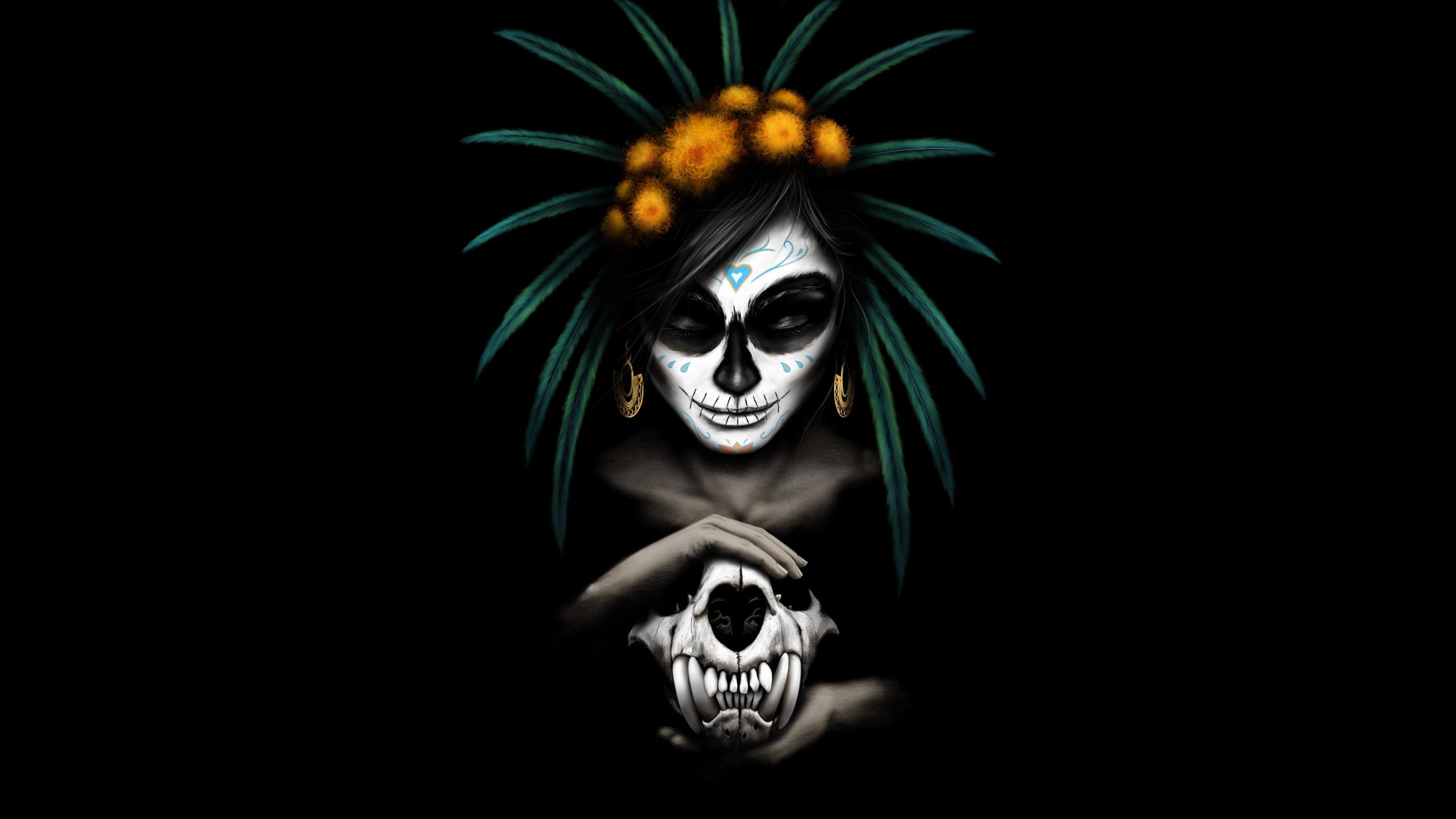 Mexican Catrina HD magic 2k