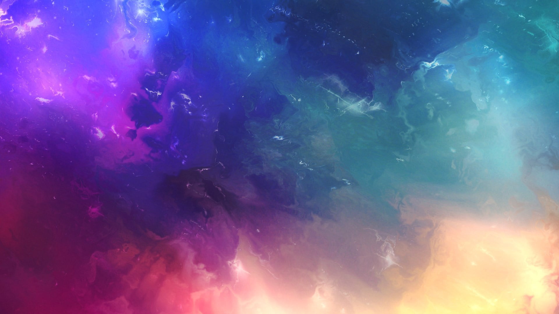 multicolored clouds wallpaper space abstract colorful backgrounds 2k