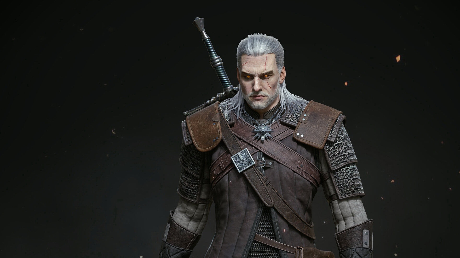 the Witcher character Geralt of Rivia From 2k
