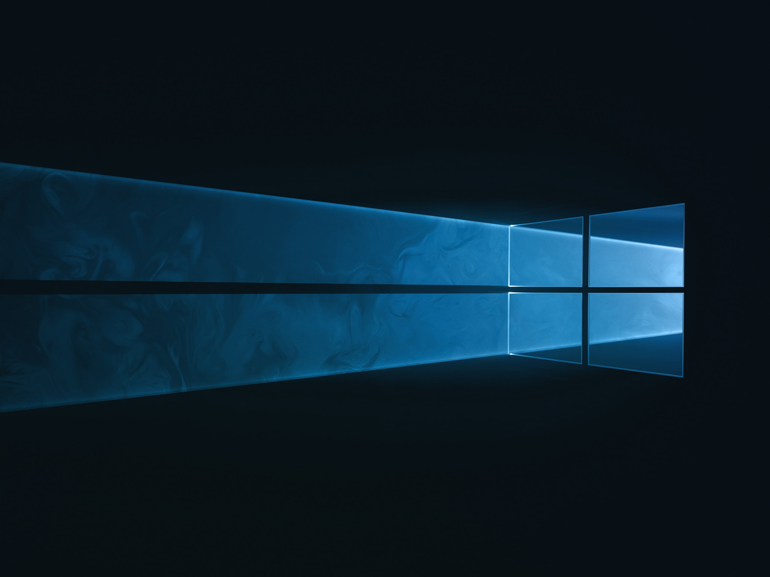 Windows 10 abstract GMUNK blue indoors copy space reflection 2k