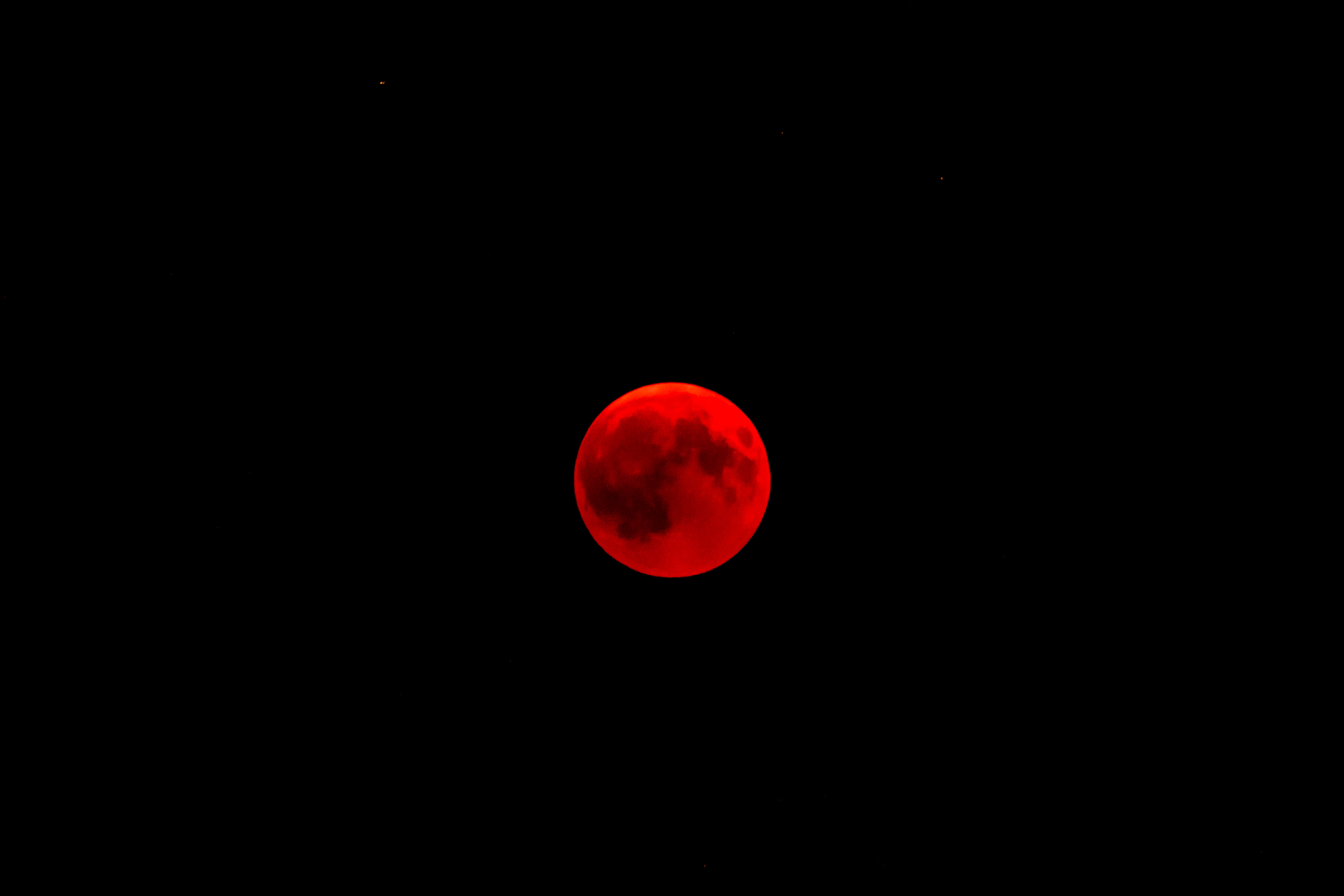 red moon black blood nature astrophotography outdoors 2k 4k 5k