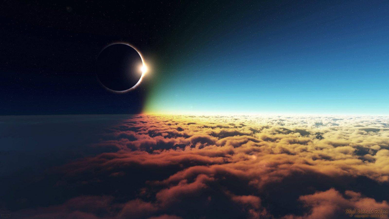 space sun sunset sunrise star sky silhouette atmosphere 2k