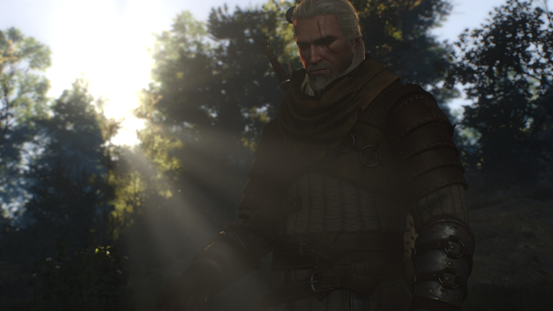 The Witcher Geralt of Rivia video game characters screen shot 2k