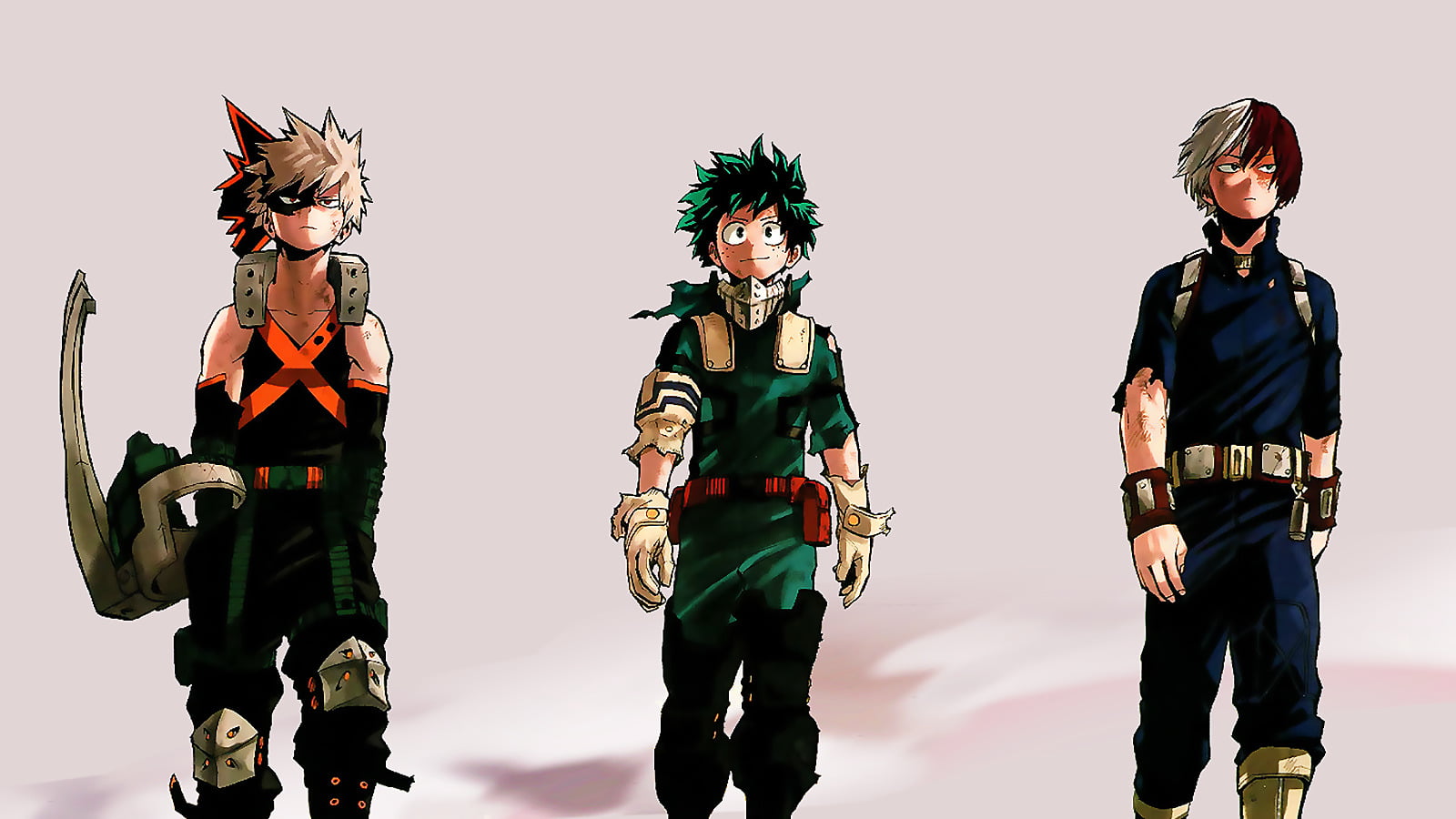 three men anime character My Hero Academia Boku no 2k