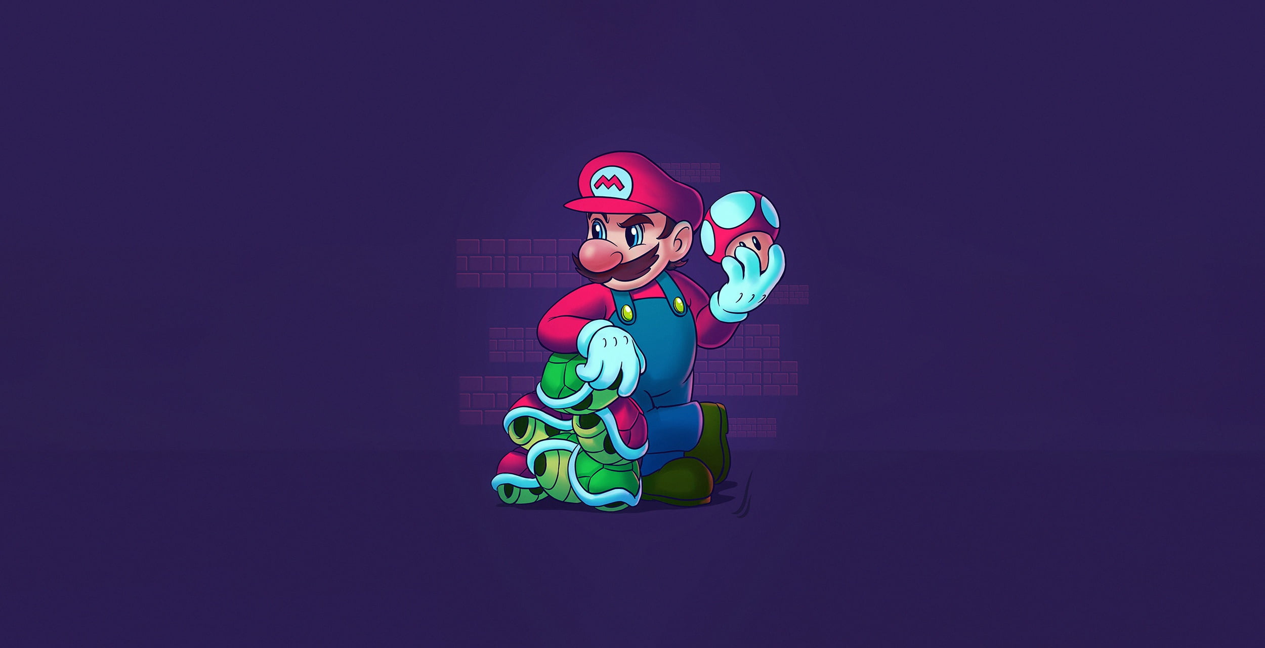 video games game art simple background Super Mario 2k